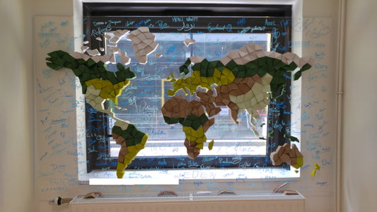 Fresque Carte du Monde