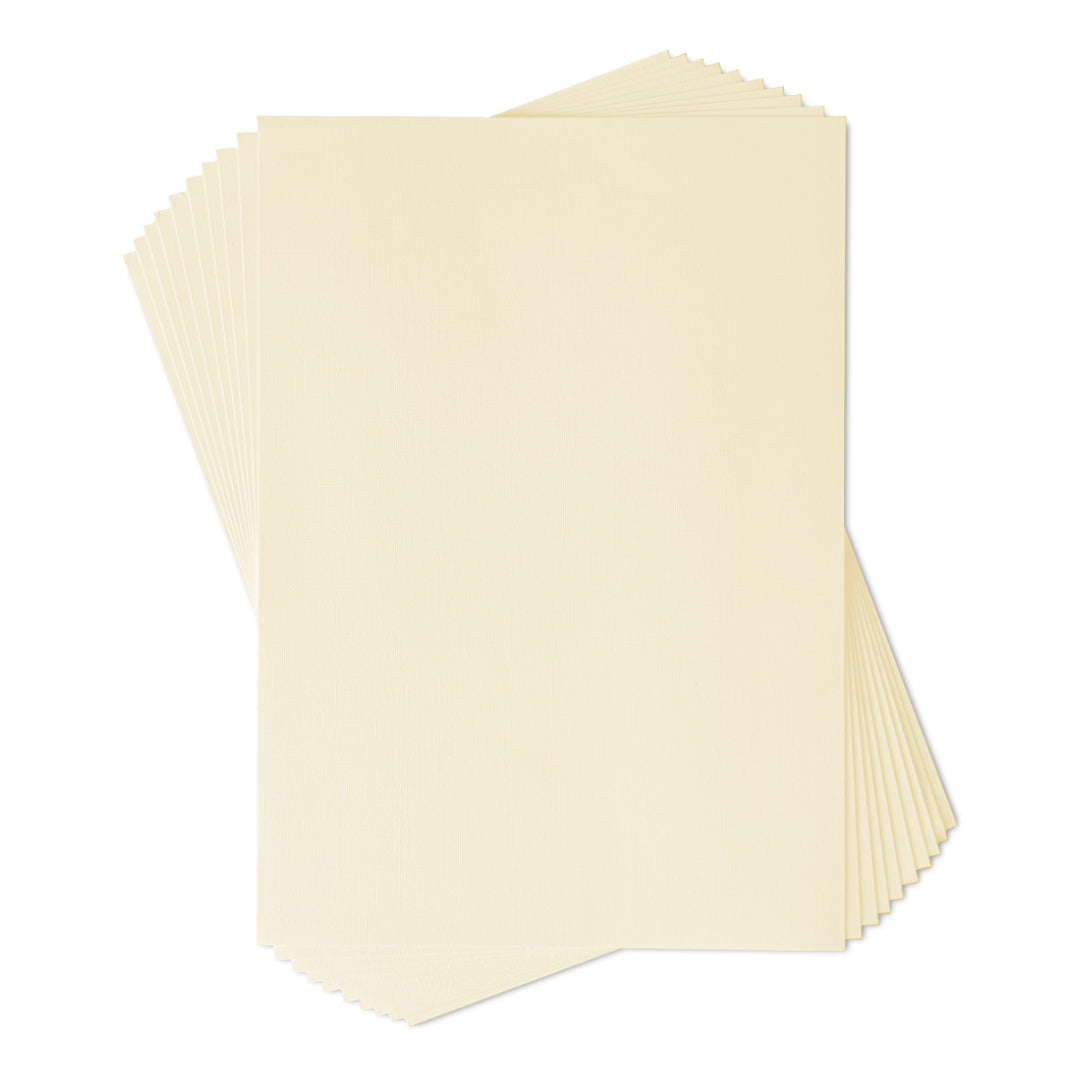 Lot 10 feuilles texturées 220g - Beige