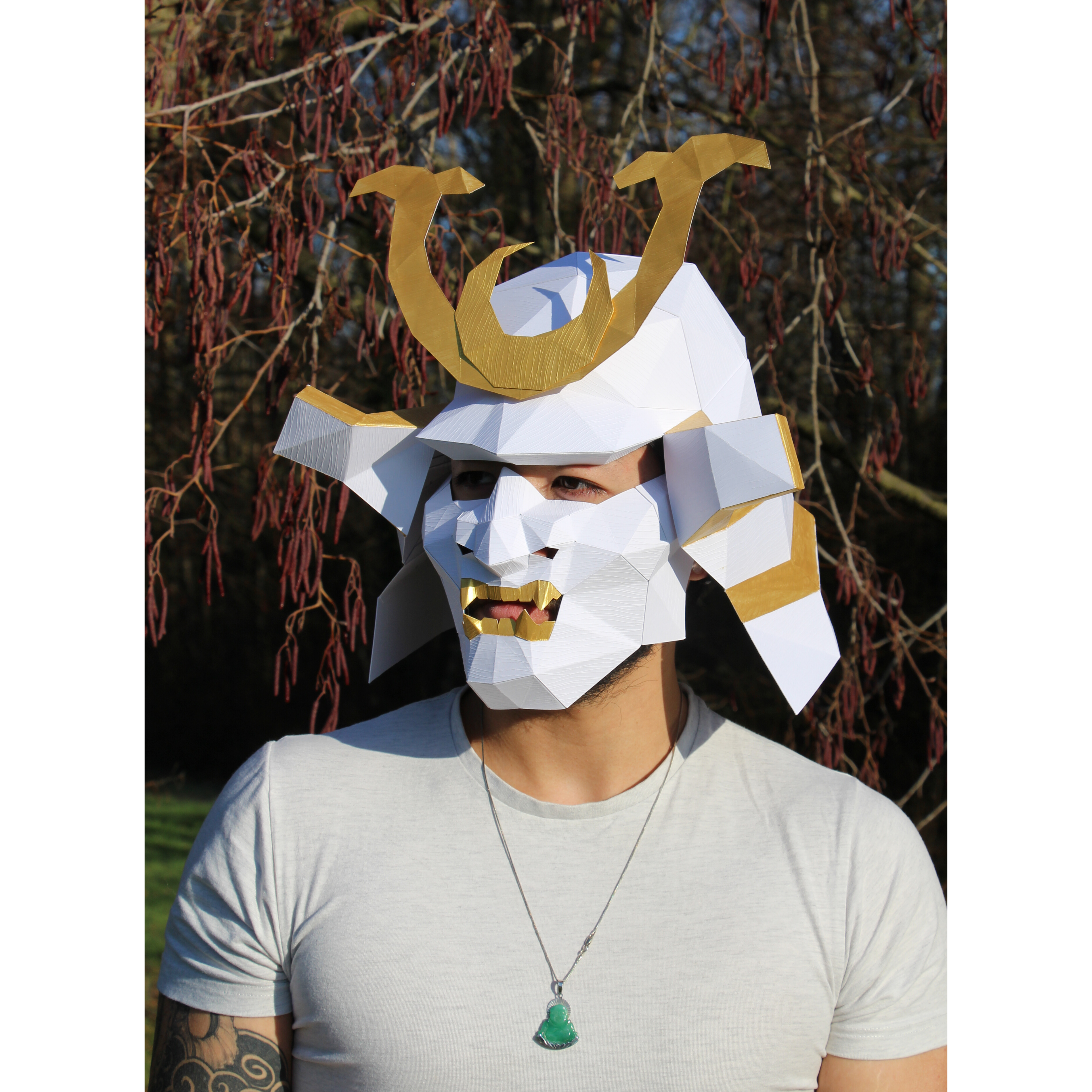 Patrons Casque Samouraï