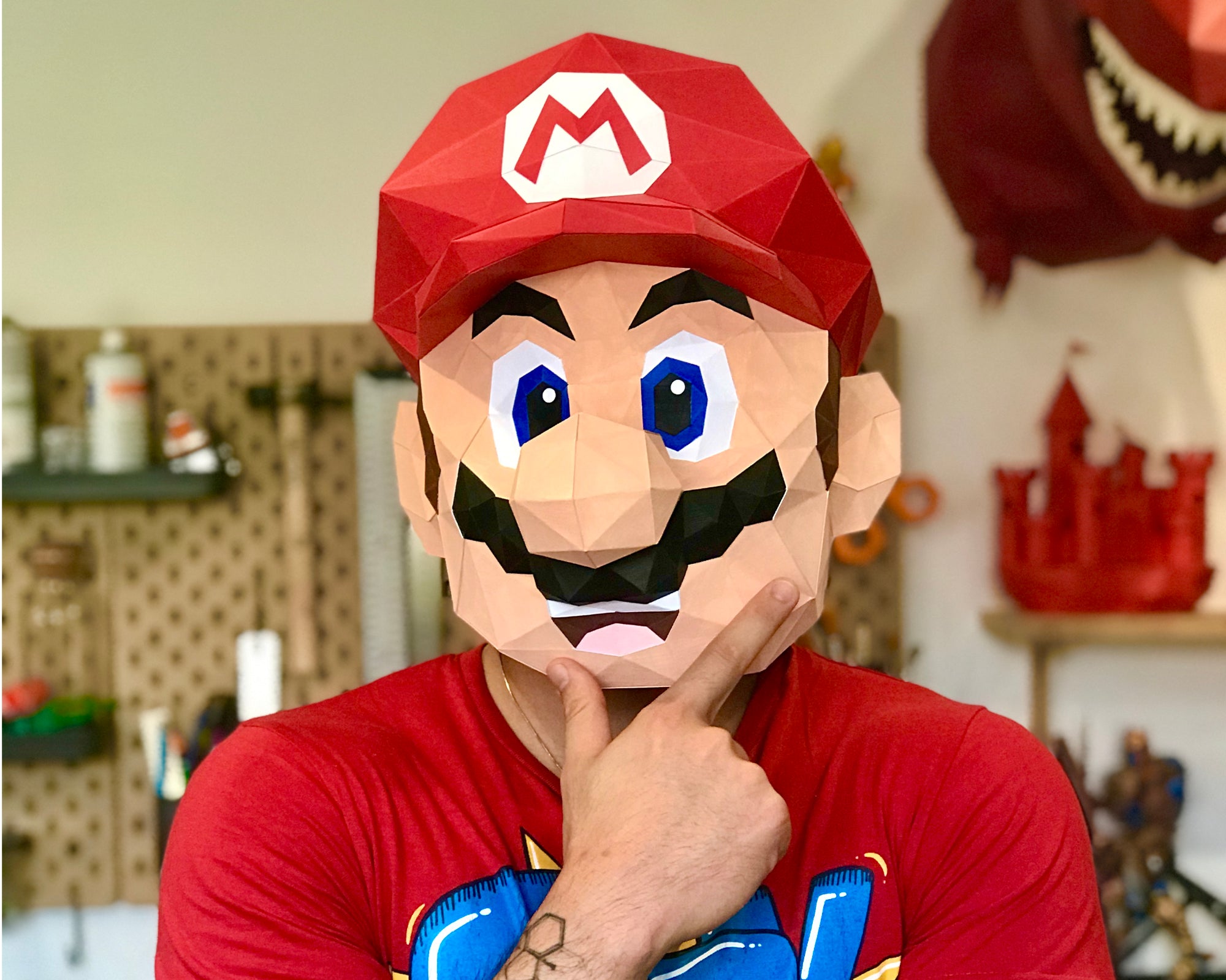 Patrons Masque Super Mario