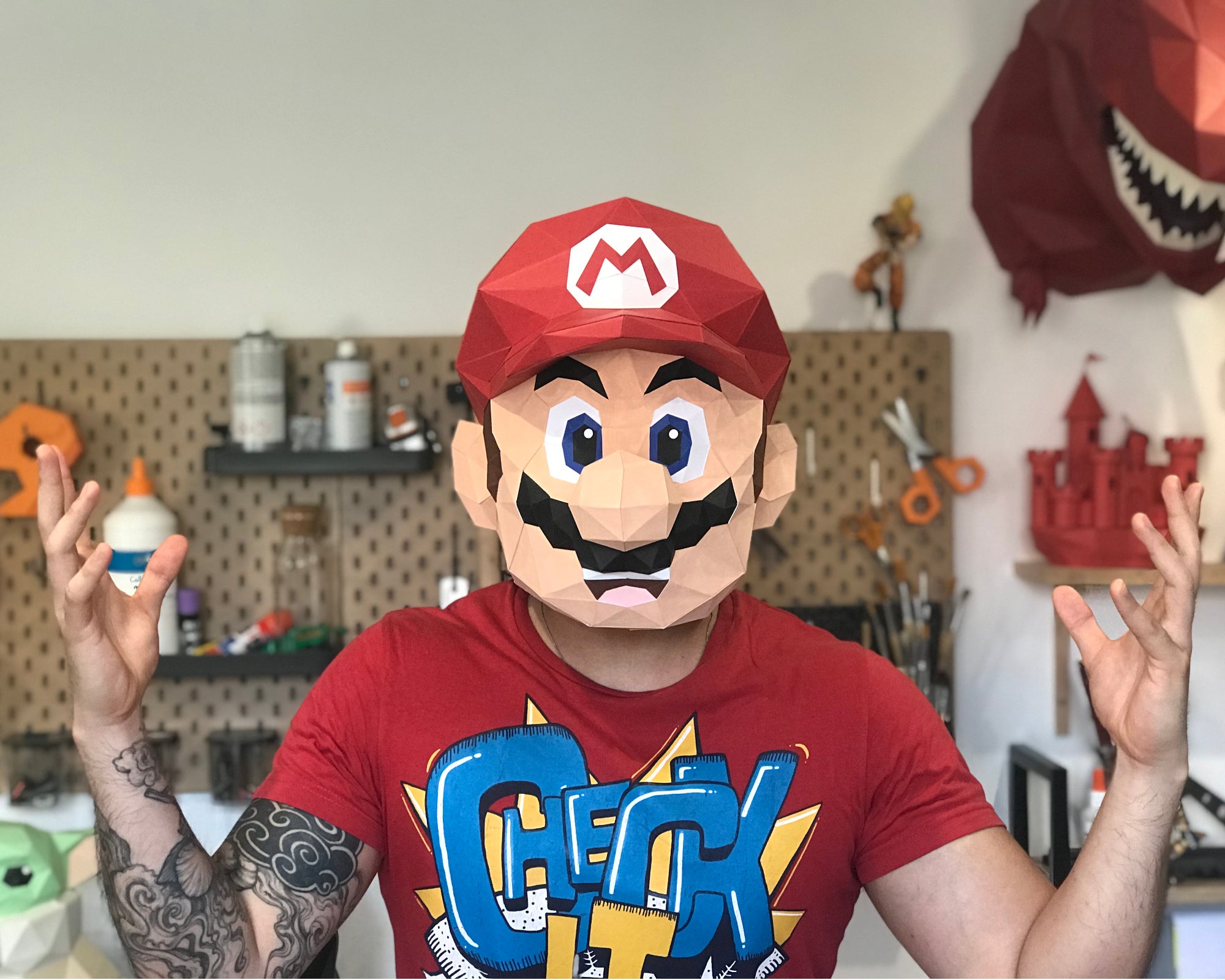 Patrons Masque Super Mario