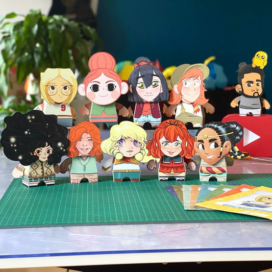 Papertoys Héroïnes