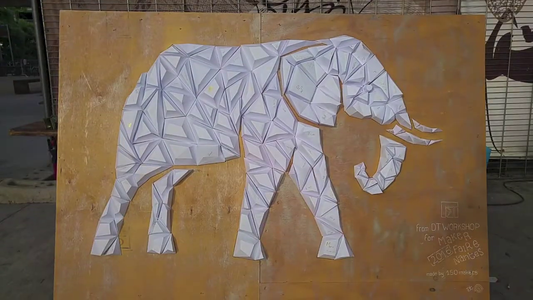 Fresque Éléphant