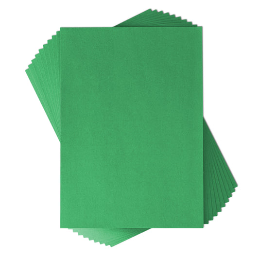 Lot 10 feuilles texturées 220g - Vert foncé