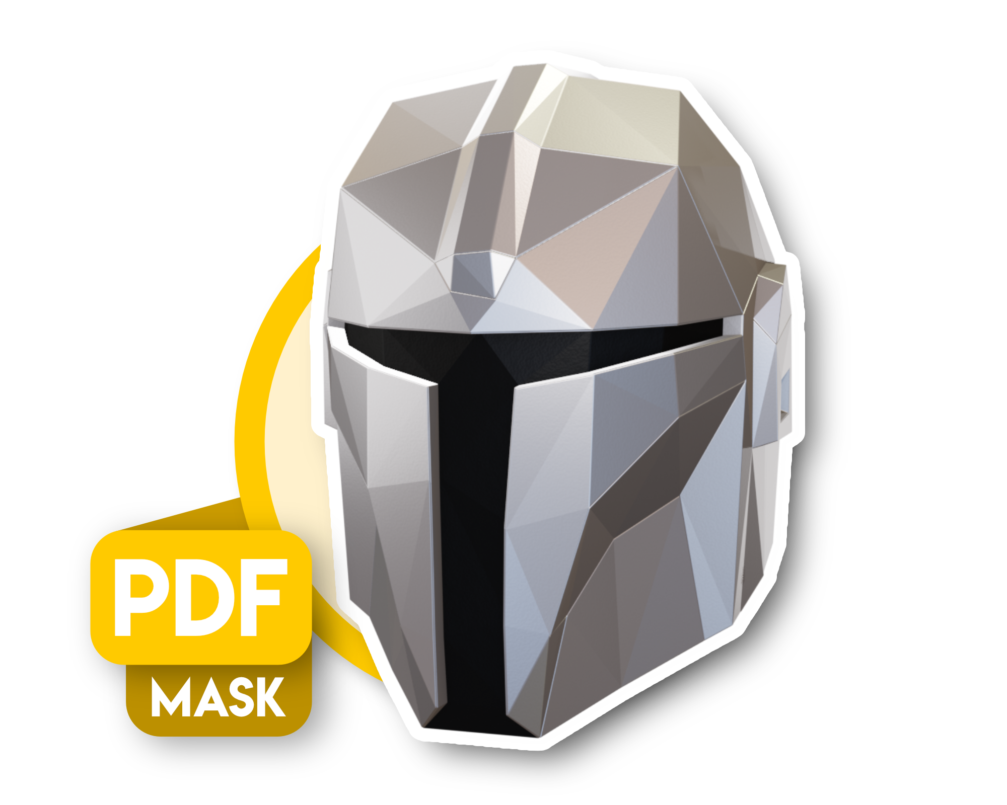 Patrons Casque Mandalorian