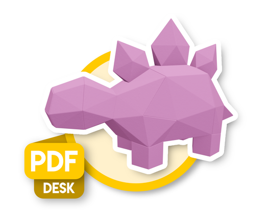 Baby Stegosaurus templates (pdf)