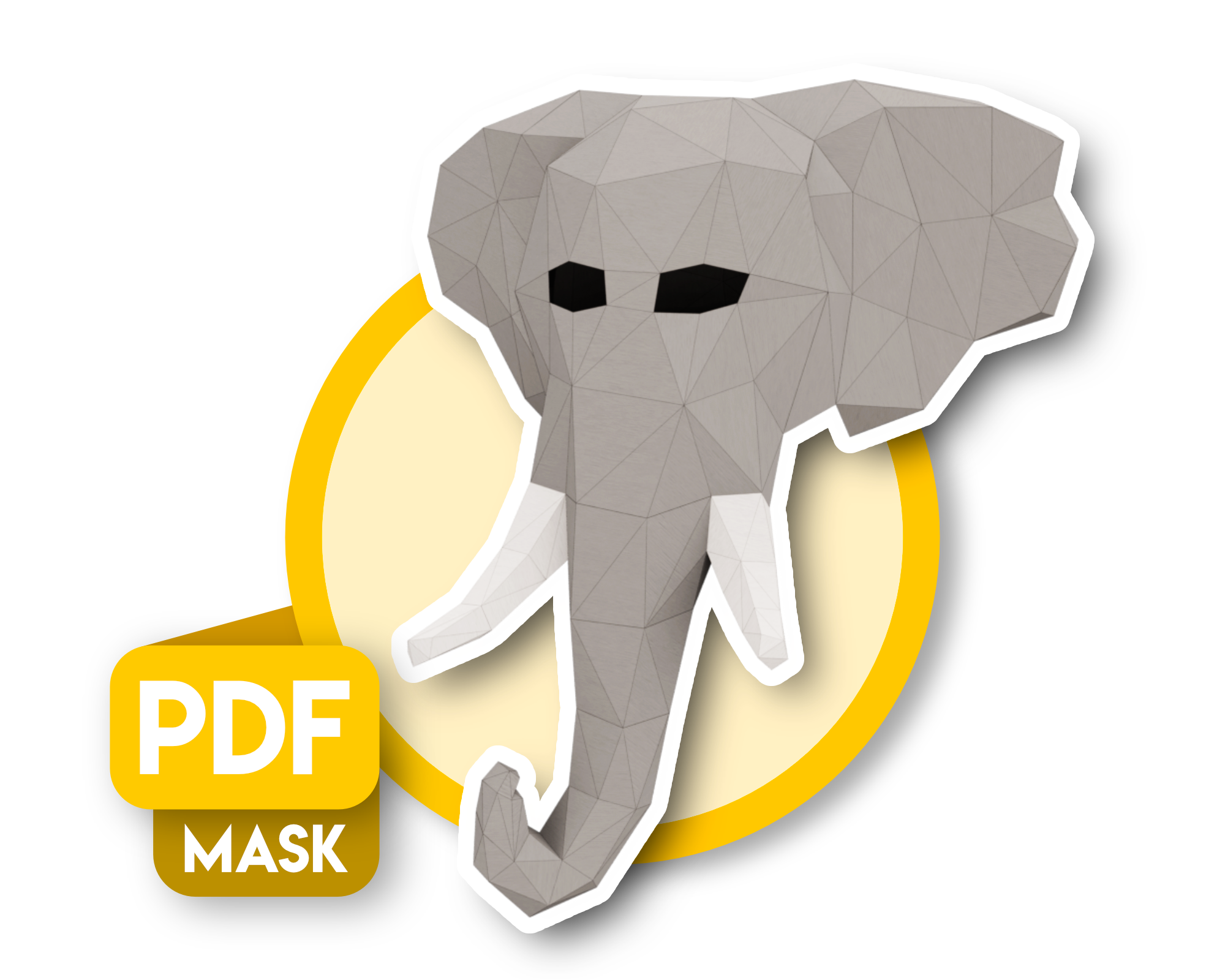 Elephant Mask Templates (pdf)