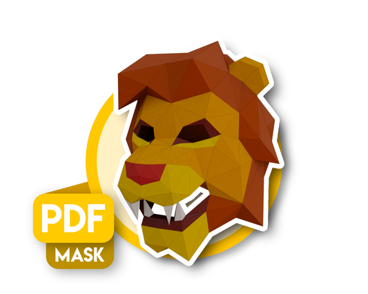 Lion Mask Templates (pdf)