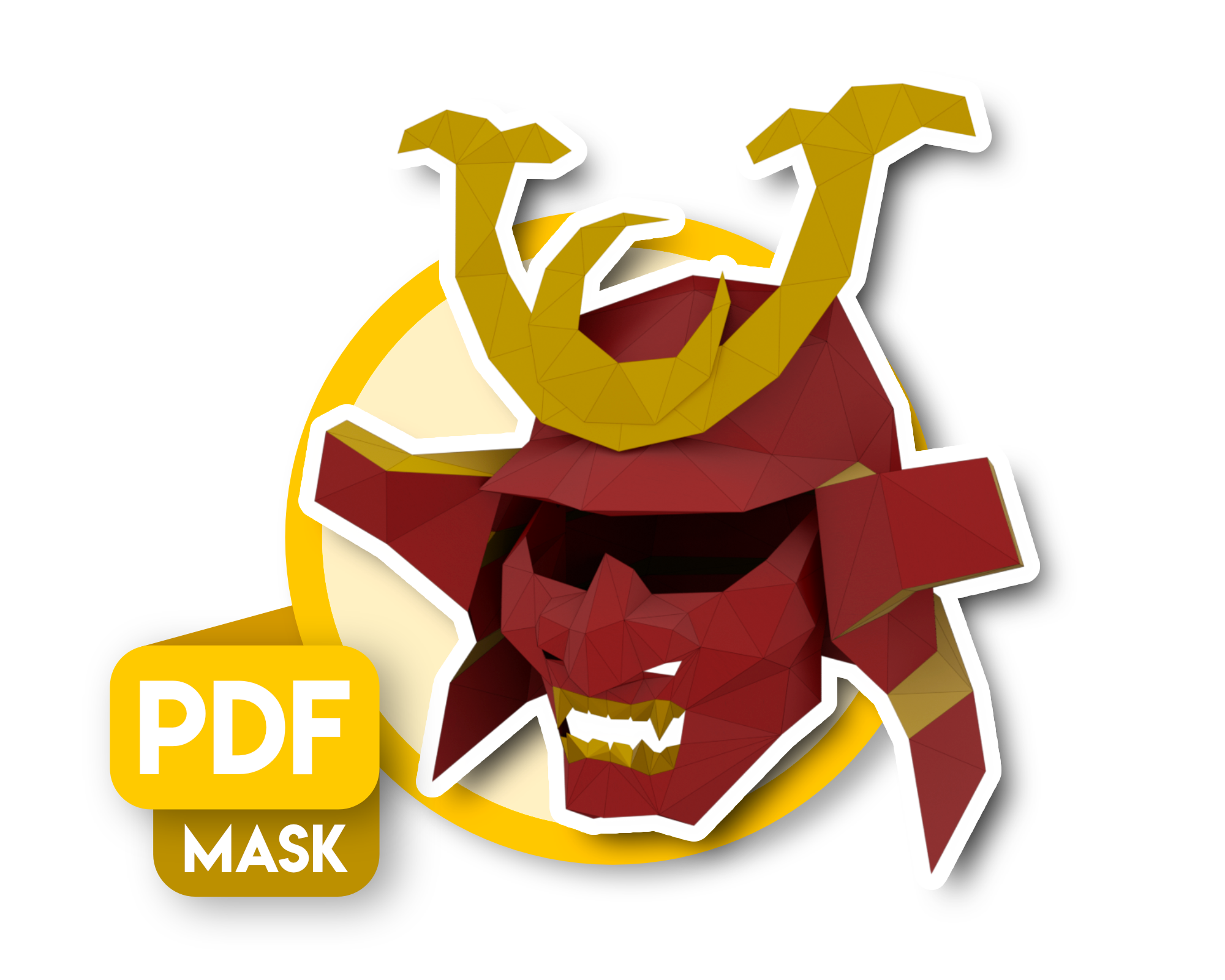 Patrons Casque Samouraï