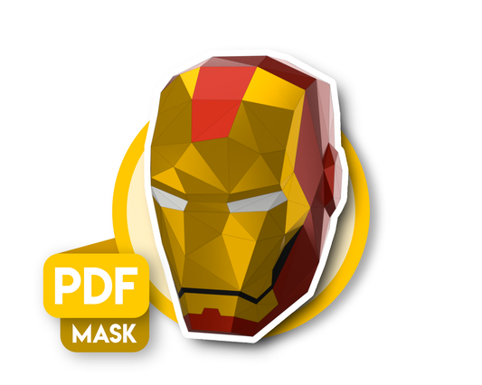 Iron Man Helmet Templates (pdf)