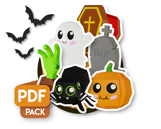 Halloween Deco Templates Pack (pdf)