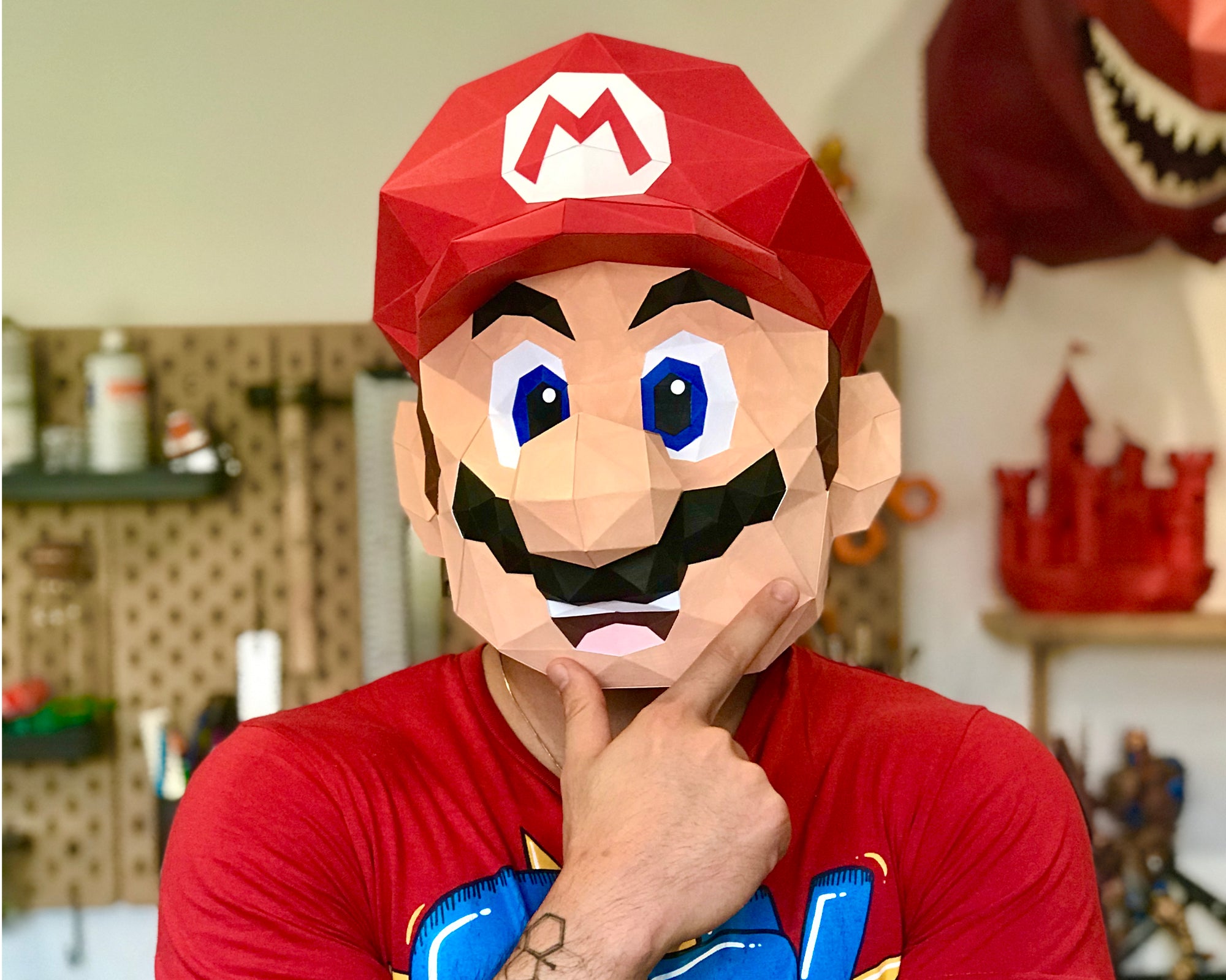 Super Mario Mask Templates (pdf)